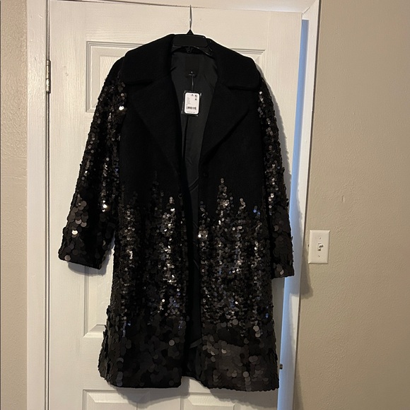 New Anna Sui sequins embellished coat - Picture 4 of 13